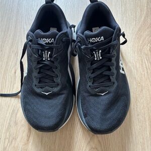 Hoka Black Athletic Shoes with Signature Comfort